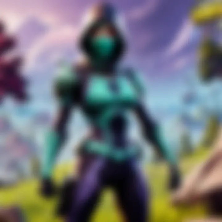 Mac Gaming Bliss: Fortnite Edition Exciting depiction of Mac user enjoying Fortnite gameplay