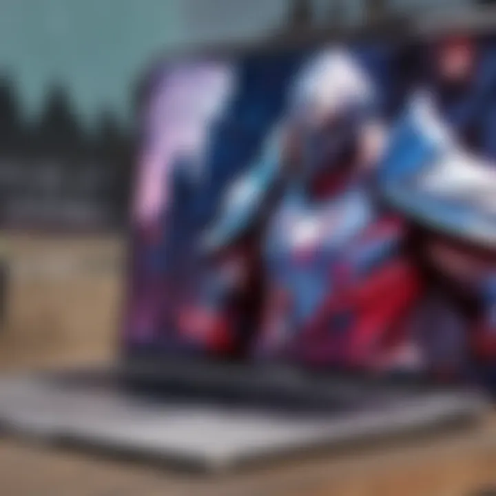 MacBook with Fortnite download progress