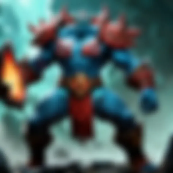 Elemental Power: Showing Magnus harnessing the forces of nature