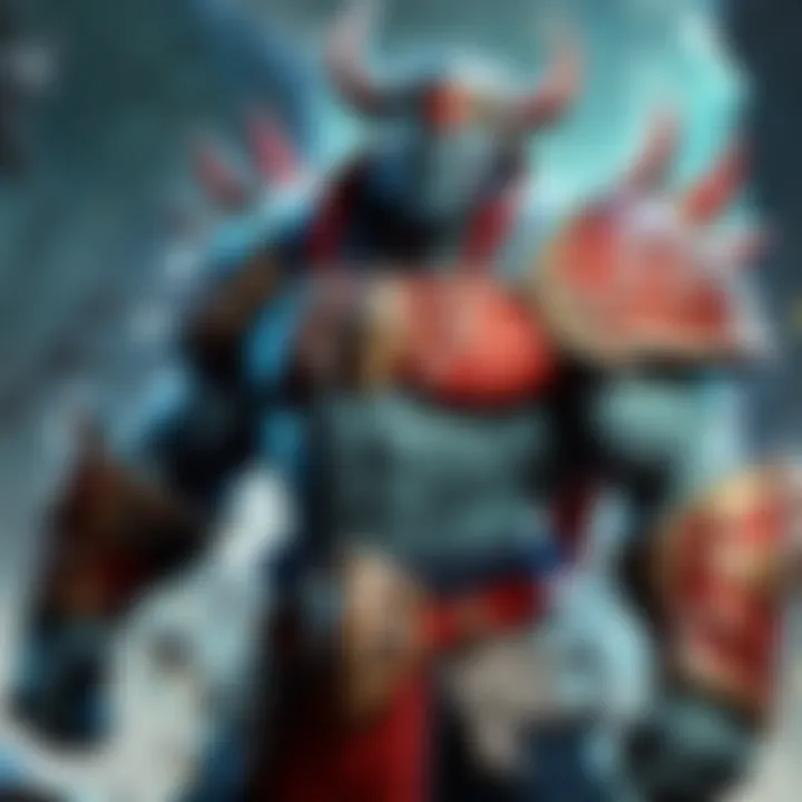 Majestic Battle: Magnus facing off against formidable foes