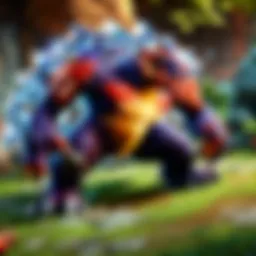 Majestic Fire and Ice Pokémon battle in N64 Pokémon Stadium 2