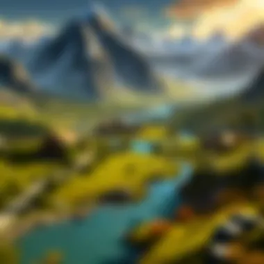 Majestic Landscape of Middle-earth in LOTRO MMO