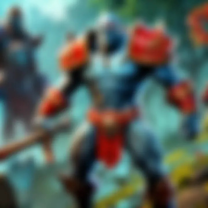 A Dota tournament scene filled with excitement and energy.