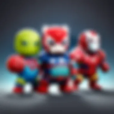 Marvel Squishies Heroic Trio