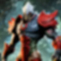 High-performance gaming PC components laid out