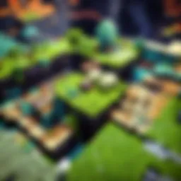 Illustration of server hardware components