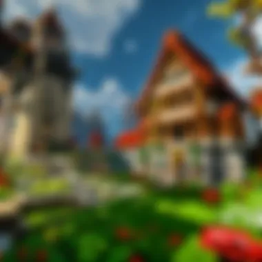 Virtual Minecraft community interaction