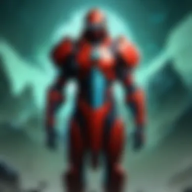 Minimalist overlay with futuristic elements