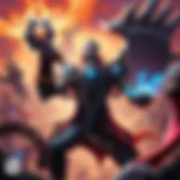 Competitive esports tournament featuring top players