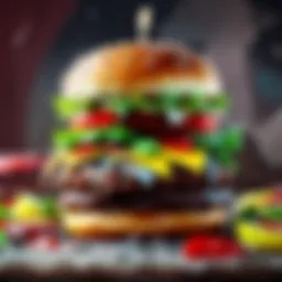 Gourmet Mr. Beast Burger with Special Sauce