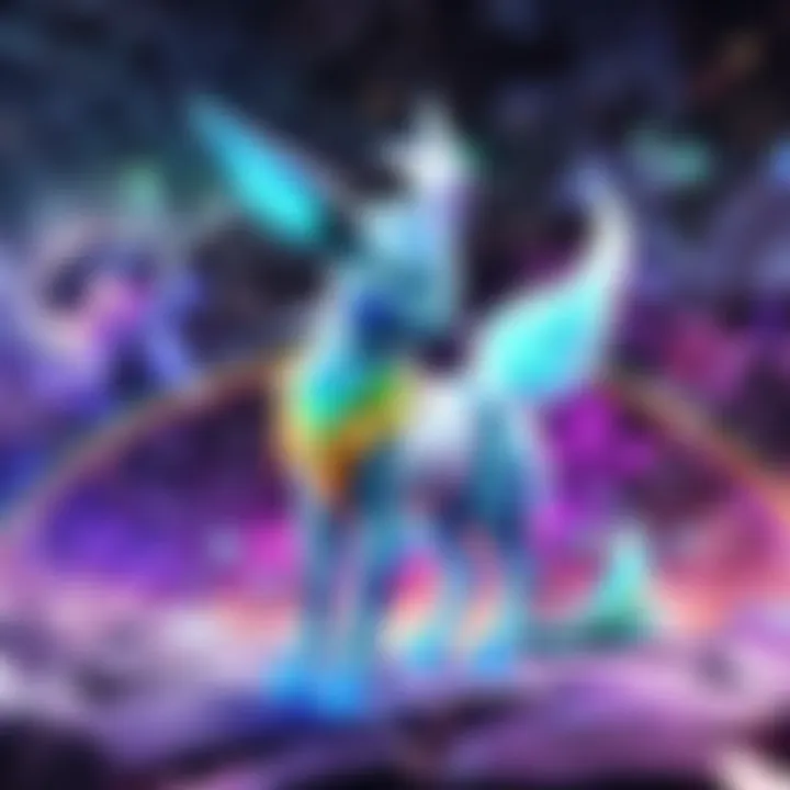 Mystical Aura of Glaceon VMAX Rainbow