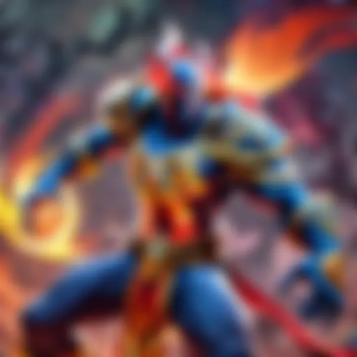 Aura of Power Mystical aura surrounding a hero in battle