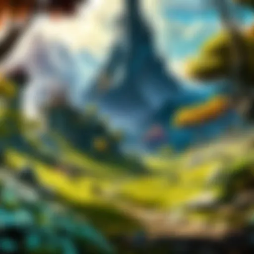 Mystical Elven Realm in The Lord of the Rings Game