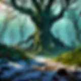 Enigmatic Mystical Forest Land Mystical Forest in MTG Land Bundle