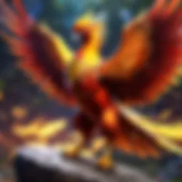 Mystical Phoenix Pet in DotaRush