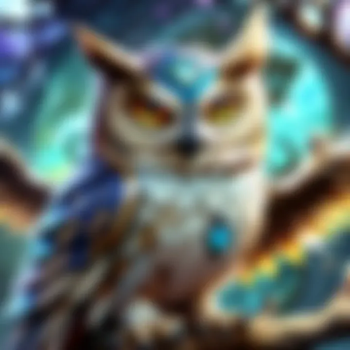 Mystical Psychic Owl Pokemon Card