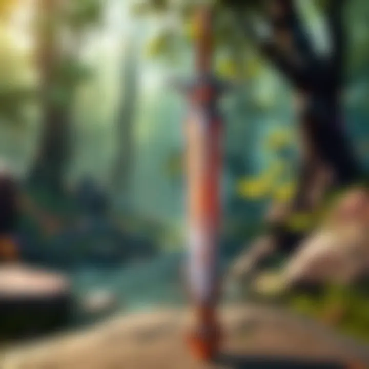 Infographic illustrating the impact of the Nerf Vantage Sword on game balance and strategies