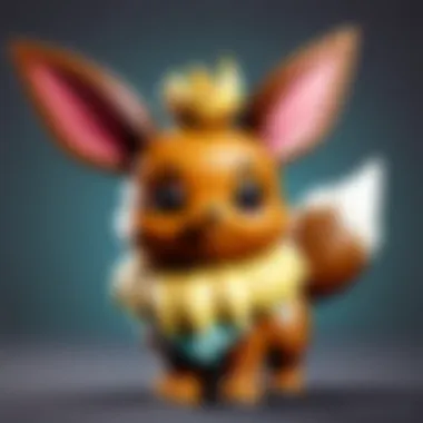 Elegant Eevee Pop Figure Design