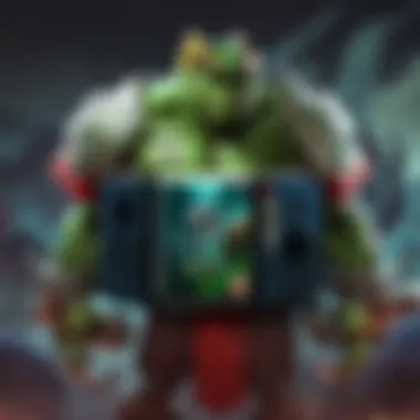 Nintendo Switch game data management illustration