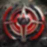 Iconic Logos Fusion Artistic representation of Nintendo Switch and Star Wars logos combined