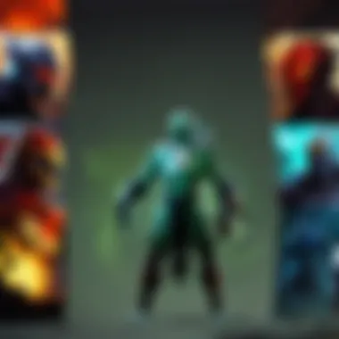 Creative Timeline View Creative timeline view of a gaming montage project