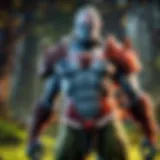 A high-performance gaming setup showcasing multiple monitors and sleek hardware.