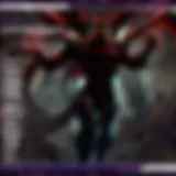 Abstract shapes and colors representing Twitch stream alert customization