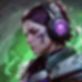 Abstract music notes forming a creative pattern