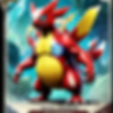 An infographic illustrating synergy between various Pokémon cards and their strategic interactions.