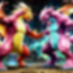 Pokemon Battle Scene