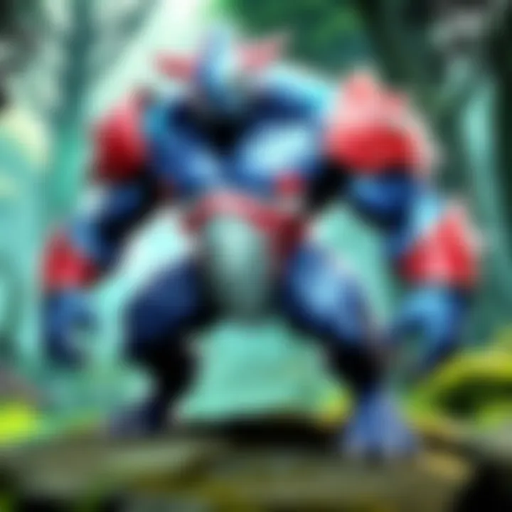 Illustration capturing Pokemon Platinum game essence