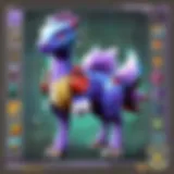 Illustration of Pokemon rarity checker tool interface