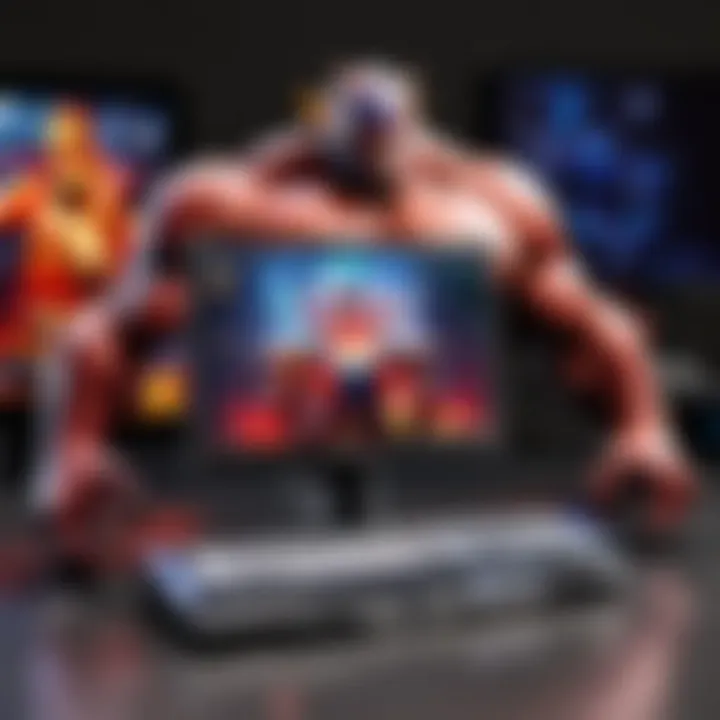 A demonstration of the Qualcomm Mini PC running multiple applications simultaneously.