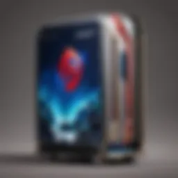 A sleek design showcasing the Qualcomm Mini PC with modern aesthetics.