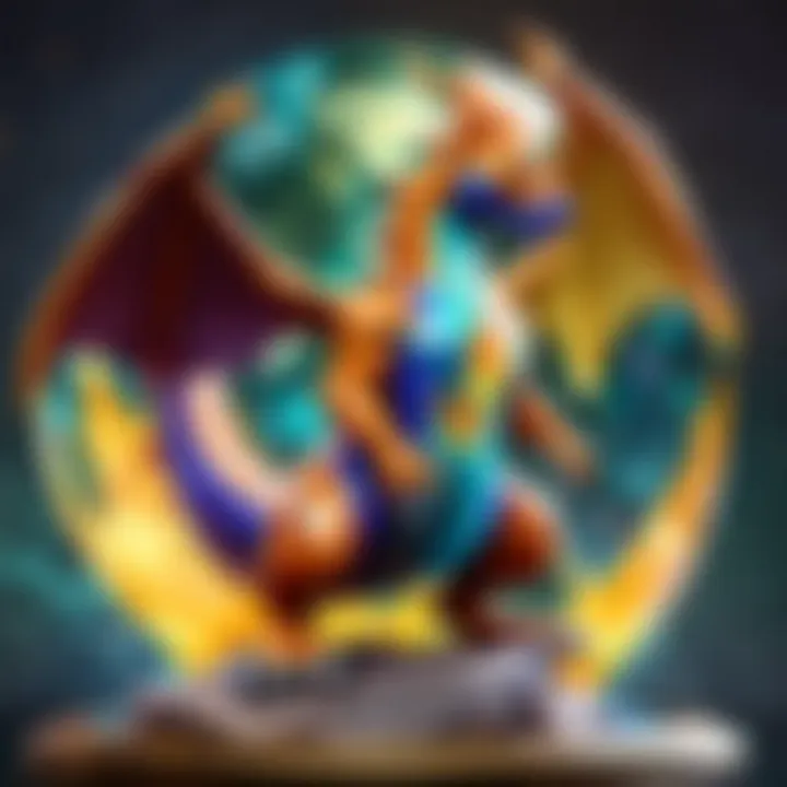 Rare Gemstone representing Charizard card