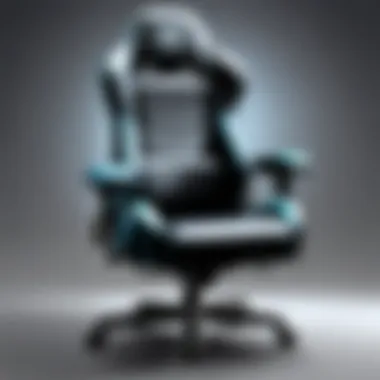 Regular gaming chair highlighting material quality