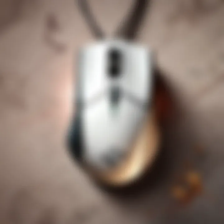 Close-up of different grip types suitable for compact mice