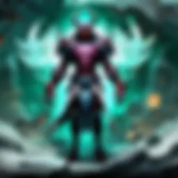 Ethereal Dota-themed overlay design