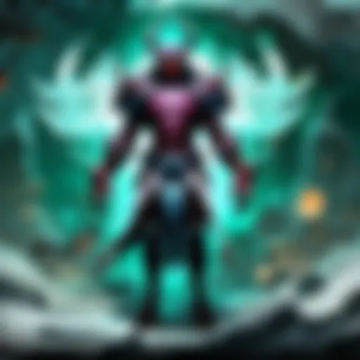 Ethereal Dota-themed overlay design