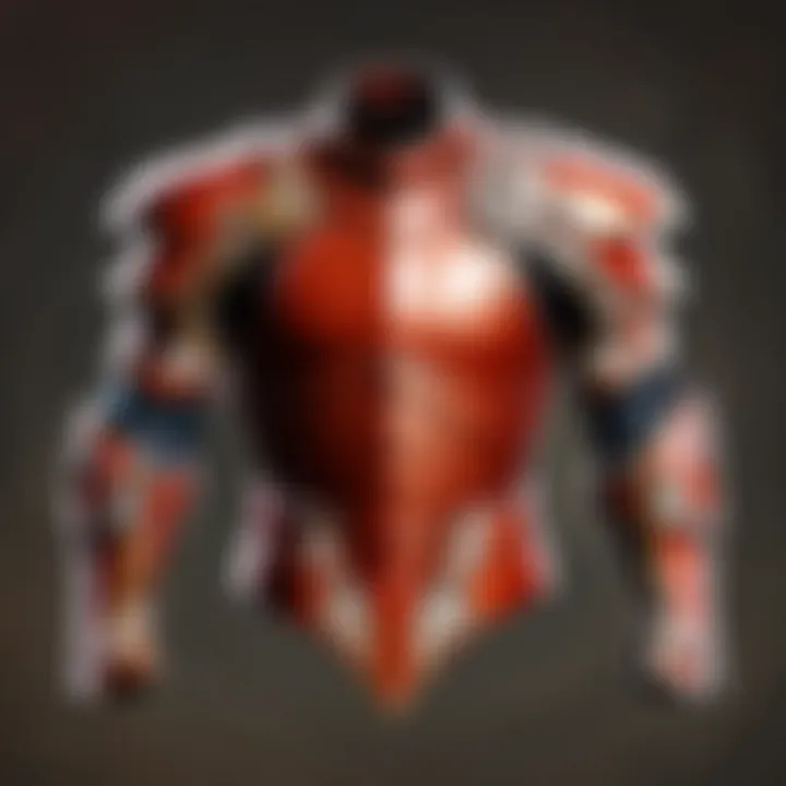 Sleek Leather Armor Kit Design for Dota Hero