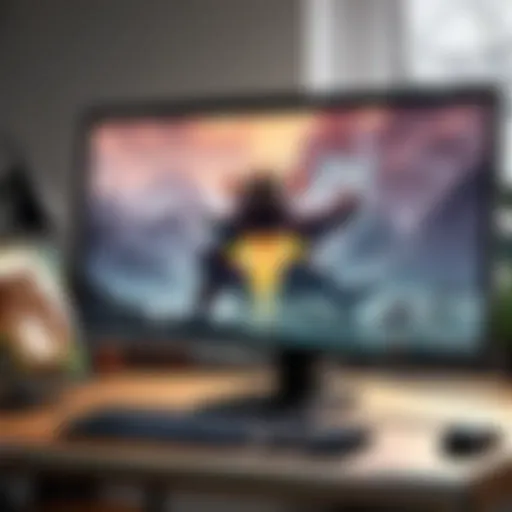 Sleek Minimalism in Monitor Design Sleek, minimalist monitor design