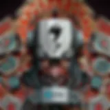 Illustration of a sophisticated server system