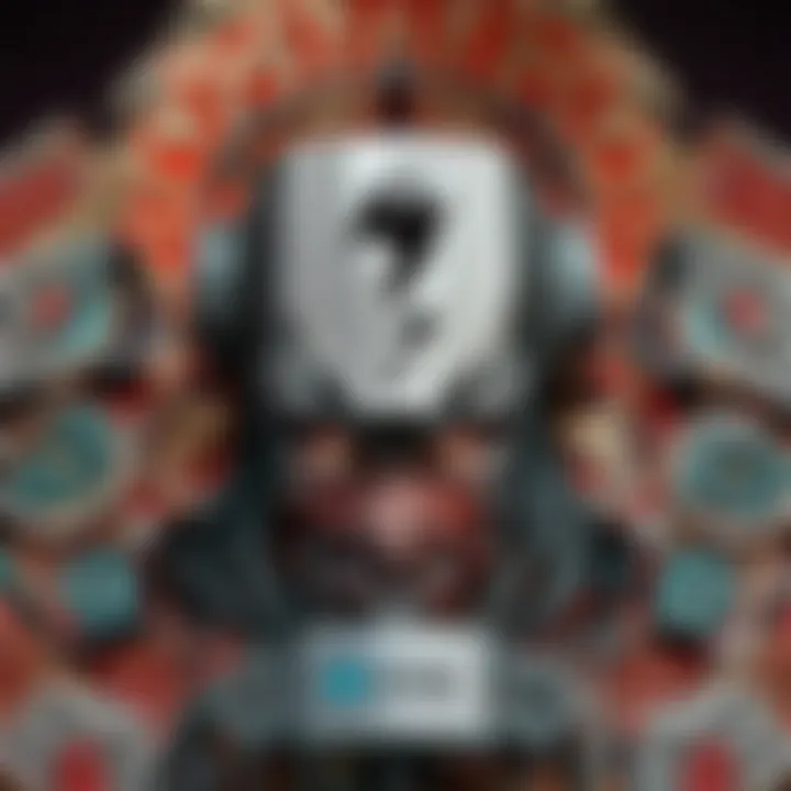 Intricate Server Architecture Illustration of a sophisticated server system