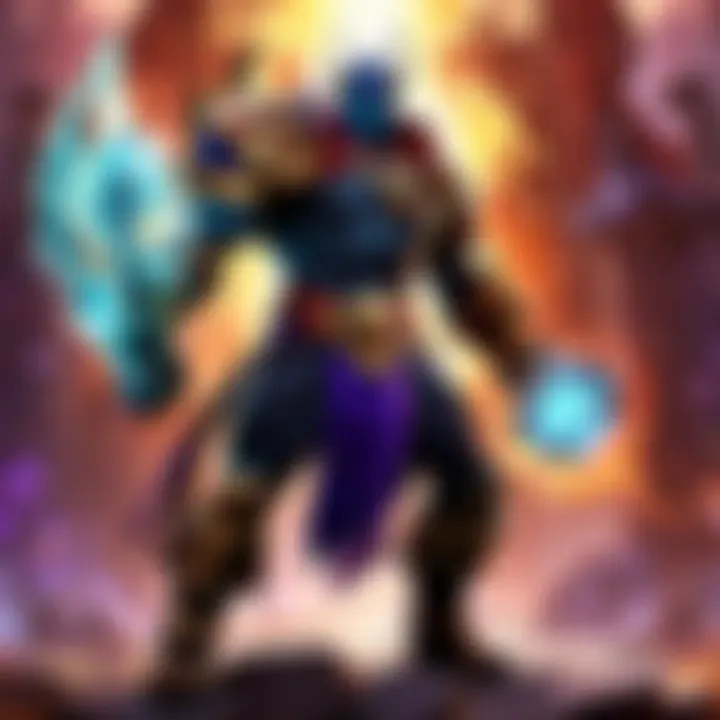 Strategic layout of hero and spell synergy