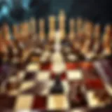 Strategic Brilliance - Chessboard Reflections