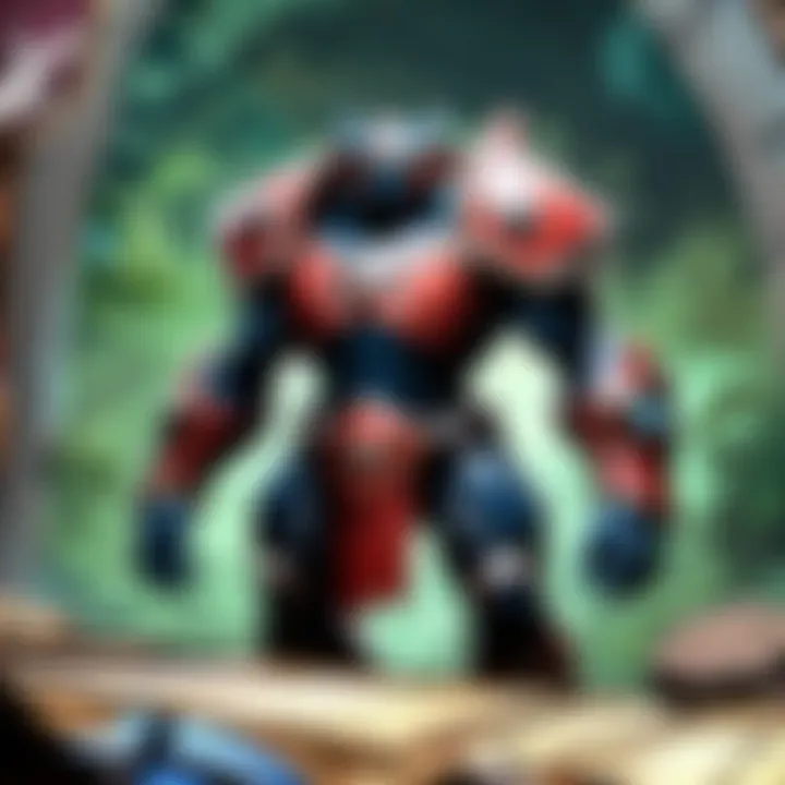 Artistic representation of strategic card deck construction