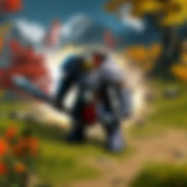 Tactical Warfare Planning Strategic Map with Troop Movements