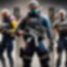 An array of diverse operators with unique abilities in Rainbow Six Siege.