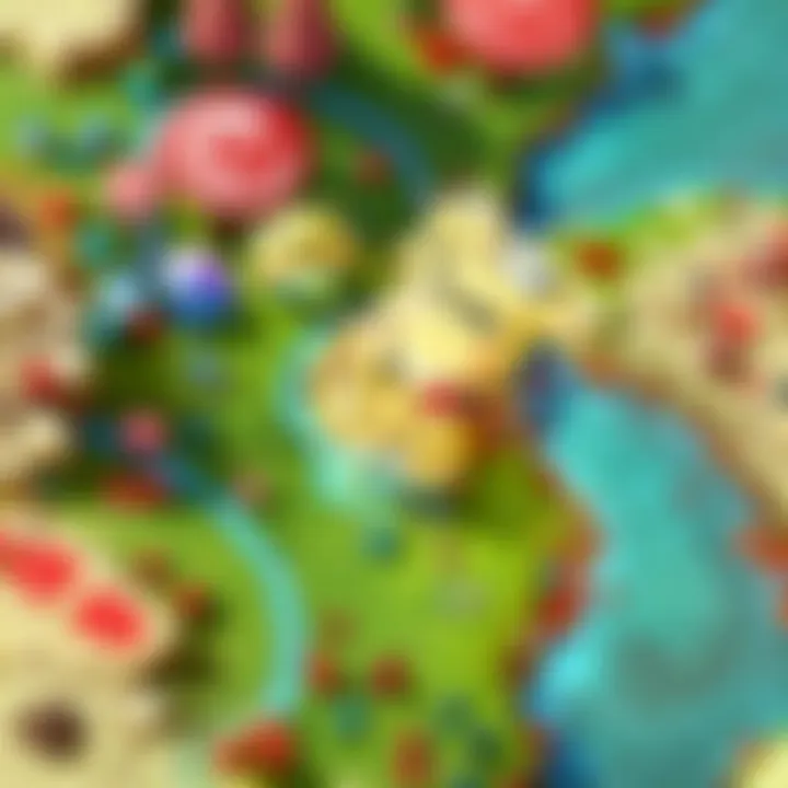 Strategic Placement of Pokemon Candy XL on Dota Map