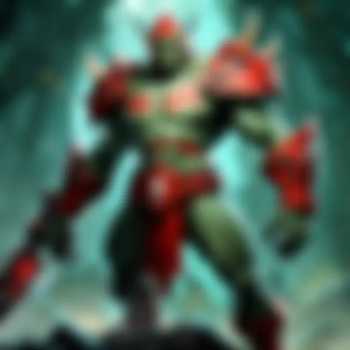 Illustration highlighting strategic trading tactics in Dota 2